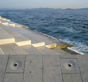 Sea Organ in Zadar, Croatia