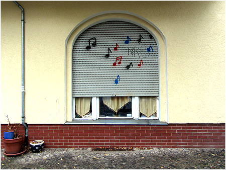 Graffito with Notes
