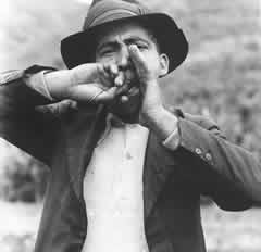 Whistling shepherd from Gomera
